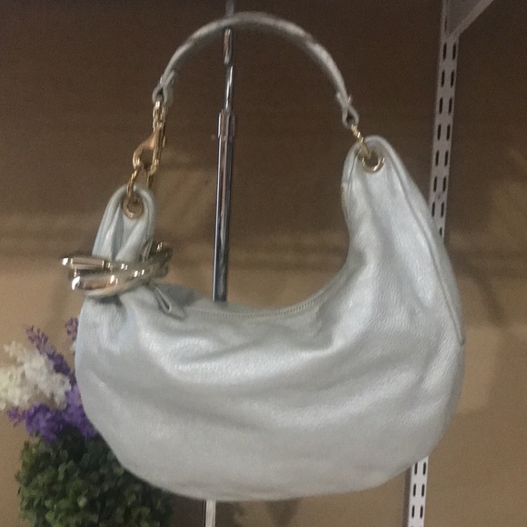 🎉HP 🎉 💖 Jimmy Choo Grained Leather Shoulder Bag - Picture 9 of 15